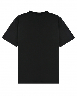 Черная футболка с принтом &quot;змея&quot; Marcelo Burlon Черный, арт. CBAA002F21JER014 1055 | Фото 2