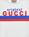 Белая футболка с логотипом GUCCI | Фото 3