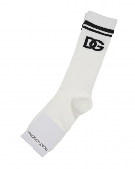 Белые спортивные носки Dolce&Gabbana Белый, арт. LBKA95 JACLW S9001 | Фото 1