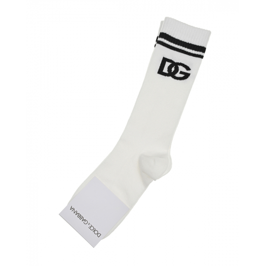 Белые спортивные носки Dolce&Gabbana | Фото 1