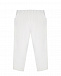 Белые брюки с накладными карманами Emporio Armani | Фото 2