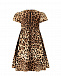 Леопардовое платье с короткими рукавами Dolce&Gabbana | Фото 3