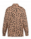 Бежевая рубашка с леопардоввым принтом Dan Maralex | Фото 3