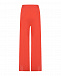 Красные широкие брюки из шерсти и кашемира Allude | Фото 5