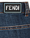 Прямые однотонные джинсы Fendi | Фото 4