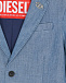 Синий пиджак с накладными карманами Diesel | Фото 3