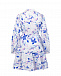 Белое приталенное платье с цветочным принтом Dorothee Schumacher | Фото 5