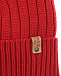 Базовая красная шапка из шерсти Il Trenino | Фото 3