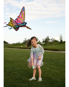 Платье с рукавами-крыльями Stella McCartney Розовый, арт. 8Q1CA0 Z0141 998 | Фото 2