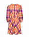Платье в оранжево-фиолетовую клетку Paade Mode | Фото 2
