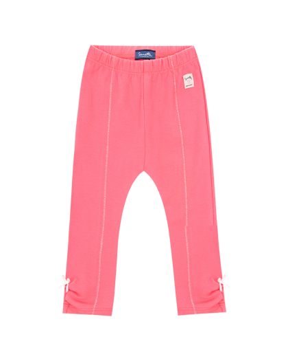 Спортивные брюки кораллового цвета Sanetta Kidswear | Фото 1