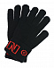 Черные перчатки с красным логотипом No. 21 | Фото 2