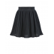 Черная трикотажная плиссированная юбка Aletta | Фото 1