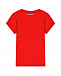 Красная футболка с белым логотипом Karl Lagerfeld kids | Фото 2