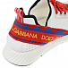 Текстильные кроссовки с контрастной отделкой Dolce&Gabbana | Фото 7