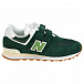 Кроссовки с лого в тон, зеленые NEW BALANCE | Фото 2