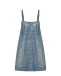 Джинсовый сарафан с серебристым напылением Versace Jeans Couture | Фото 1