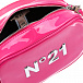 Розовая лаковая сумка с логотипом 19х12х7 см No. 21 | Фото 4