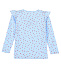 Голубая пижама с оборками на плечах Sanetta | Фото 3