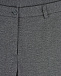 Серые брюки из трикотажа со стрелками Dal Lago | Фото 4