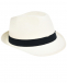 Белая шляпа с черной лентой Catya | Фото 1