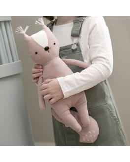Мягкая игрушка &quot;Белка&quot;, розовая Sebra , арт. 300130033 | Фото 2