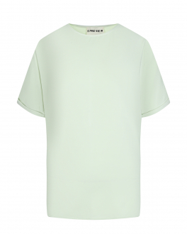 Зеленая футболка oversize 5 Preview Зеленый, арт. 5PW22030 CANARY GREEN | Фото 1
