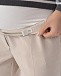 Кремовые брюки для беременных HARRY VELVET Pietro Brunelli | Фото 11