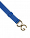 Синий ремень с логотипом Dolce&Gabbana | Фото 2