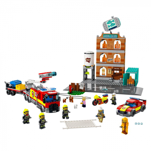 Конструктор CITY &quot;Пожарная команда&quot; Lego | Фото 1