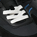 Черные кроссовки с синим вставками Diesel | Фото 6