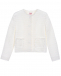 Белый пиджак из хлопка-букле IL Gufo | Фото 1