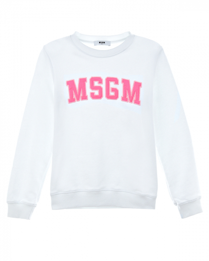 Свитшот из хлопка MSGM | Фото 1