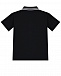 Черная футболка-поло со вставкой в клетку Burberry | Фото 2