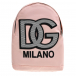 Рюкзак с логотипом DG, розовый Dolce&Gabbana | Фото 1