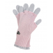 Серо-розовые перчатки из шерсти Il Trenino | Фото 1