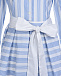Голубое платье в белую полоску Pietro Brunelli | Фото 9