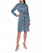 Голубое платье c цветочным принтом Pietro Brunelli | Фото 4