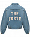 Джинсовая куртка с надписью Forte из стразов Forte dei Marmi Couture | Фото 5