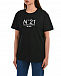 Черная базовая футболка с логотипом No. 21 | Фото 7