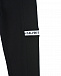 Черные спортивные брюки с лого на коленях Calvin Klein | Фото 3