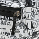 Белый рюкзак с принтом &quot;Граффити&quot;, 41х30х12 см Dolce&Gabbana | Фото 4