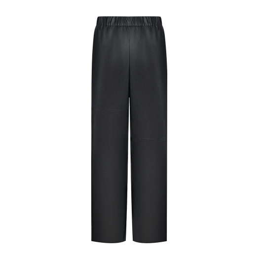 Черные брюки из эко-кожи MM6 Maison Margiela | Фото 1