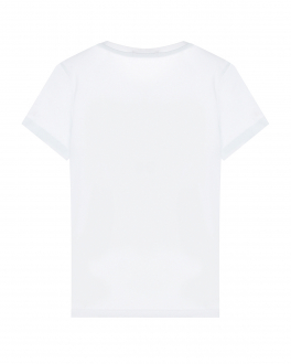 Белая футболка с цветочным фотопринтом Calvin Klein Белый, арт. IG0IG01160YAF BRIGHT WHI | Фото 2