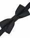 Атласный галстук-бабочка черного цвета  | Фото 2