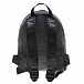 Серый рюкзак с логотипом из пайеток 24x18x8 см Balmain | Фото 3