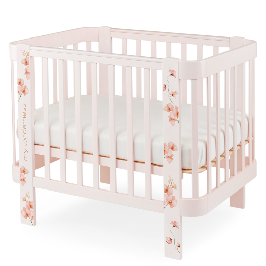 Кровать-трансформер Happy Baby, розовая  | Фото 1