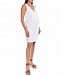 Белое платье с V-образным вырезом и декором 120% Lino | Фото 4