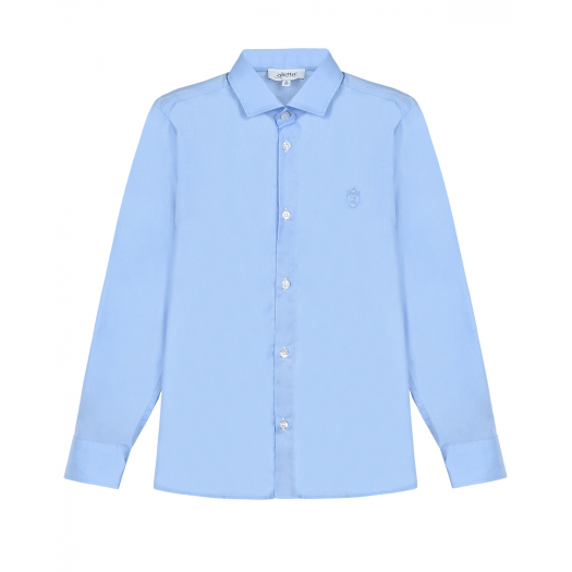 Голубая рубашка с вышивкой Aletta | Фото 1
