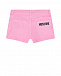 Розовые шорты с вышивкой &quot;значки&quot; Moschino | Фото 2